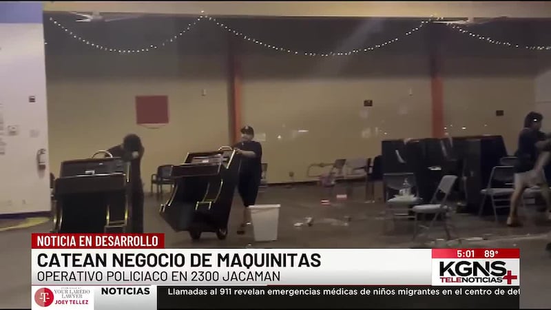 Catean negocio de maquinitas en Jacaman Road