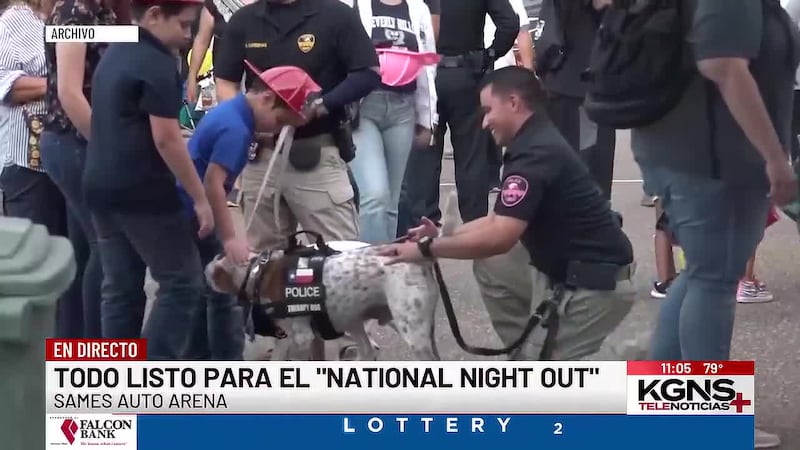 Todo listo para el “National Night Out” en el Sames Auto Arena