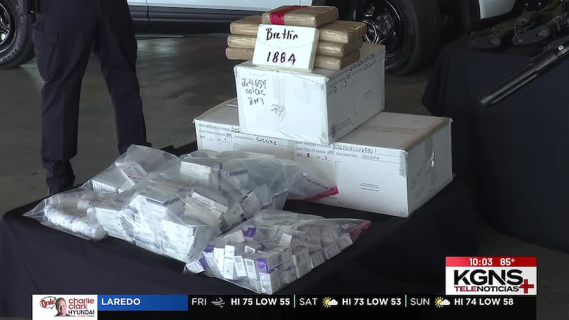Millonario decomiso de metanfetamina en Laredo