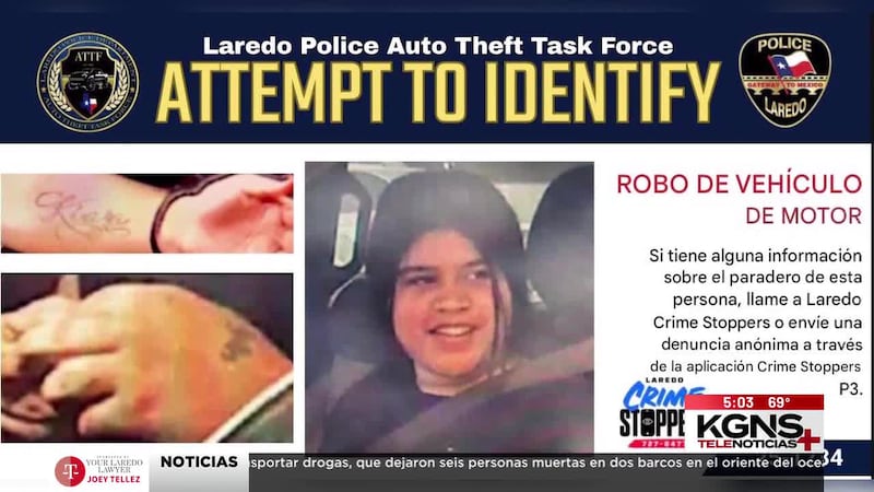 Se busca sospechosa por presunto robo de auto