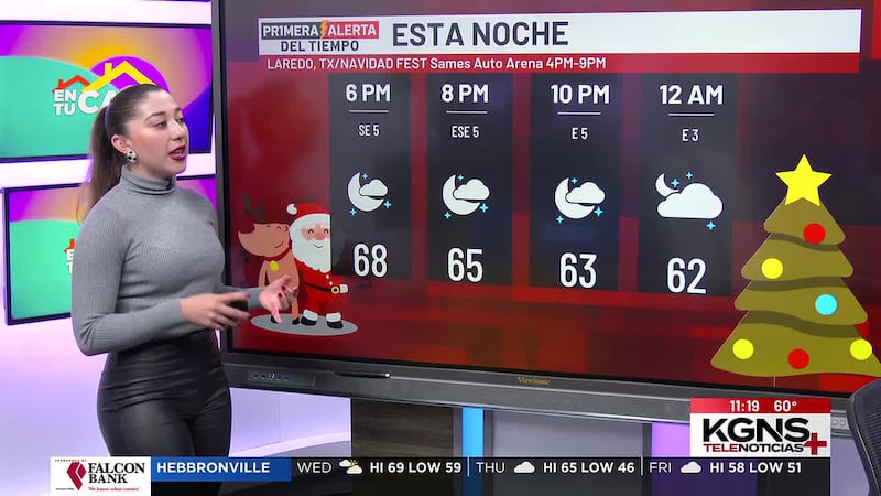 Temperaturas frescas en Laredo