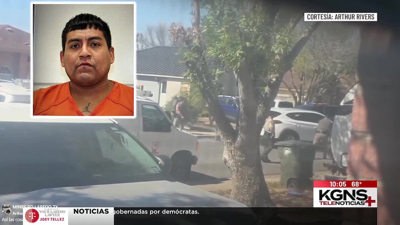 CAPTADO EN VIDEO: DPS detiene a sospechoso tras tiroteo en Laredo