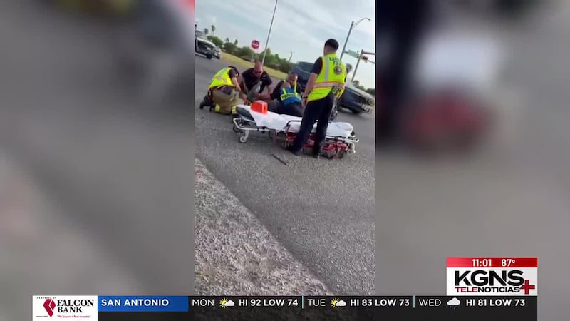 Arrestan a sospechoso de atropellar a motociclista y darse a la fuga al sur de Laredo