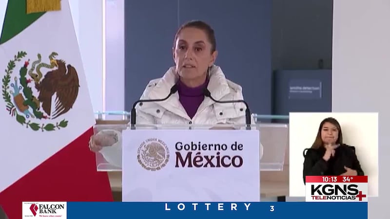 Presidenta de México, Claudia Sheinbaum visita Nuevo Laredo