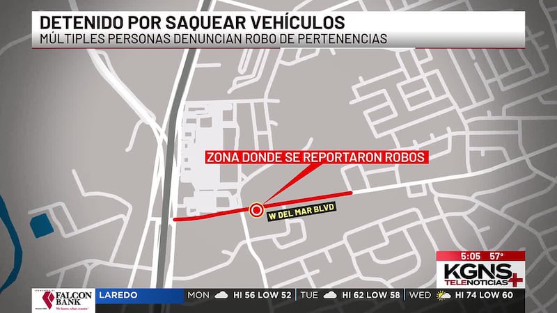 Hombre es detenido por saquear vehículos