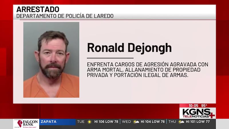 Arrestan a hombre en Laredo tras apuntar con arma durante una discusión