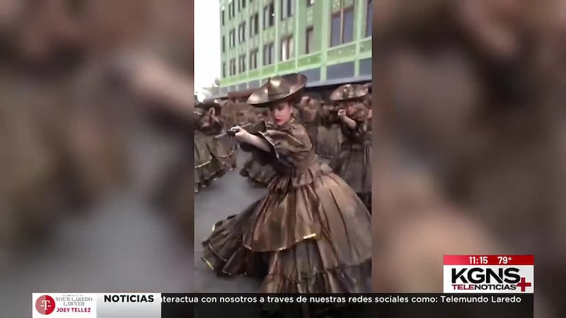 Del desfile a las redes: Vestuarios revolucionarios de estudiantes de Nuevo Laredo se vuelven...