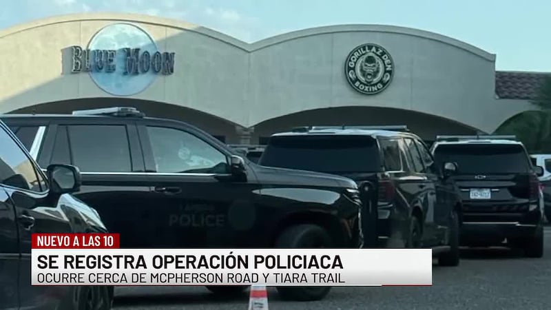 Operación policial en centro comercial al norte de Laredo
