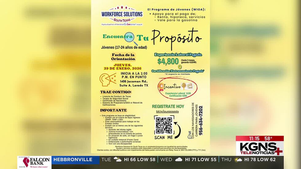Worforce Solutions ofrece programa para jóvenes “Encuentra tu Profesión”