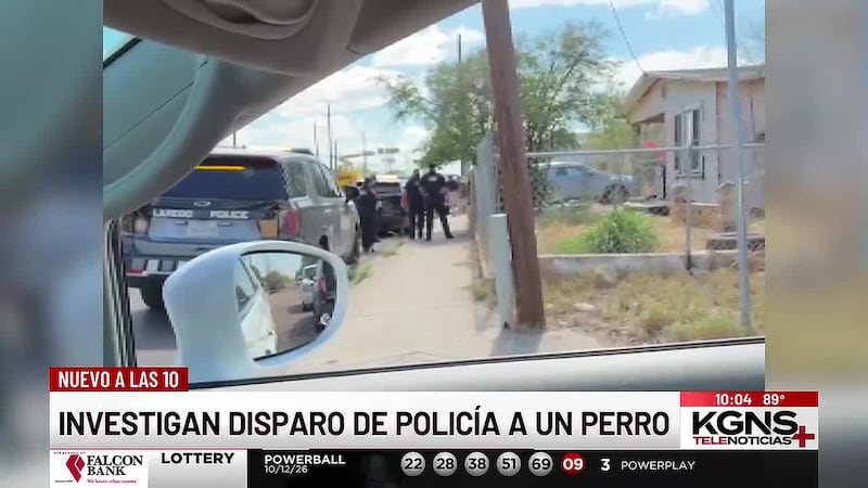 Investigan disparo de oficial de Policía de Laredo a un perro