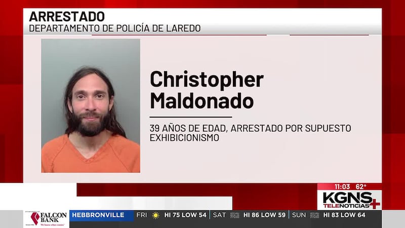 Hombre es arrestado por supuesto exhibicionismo