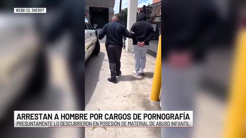 Arrestan a hombre en Laredo por posesión y distribución de pornografía infantil