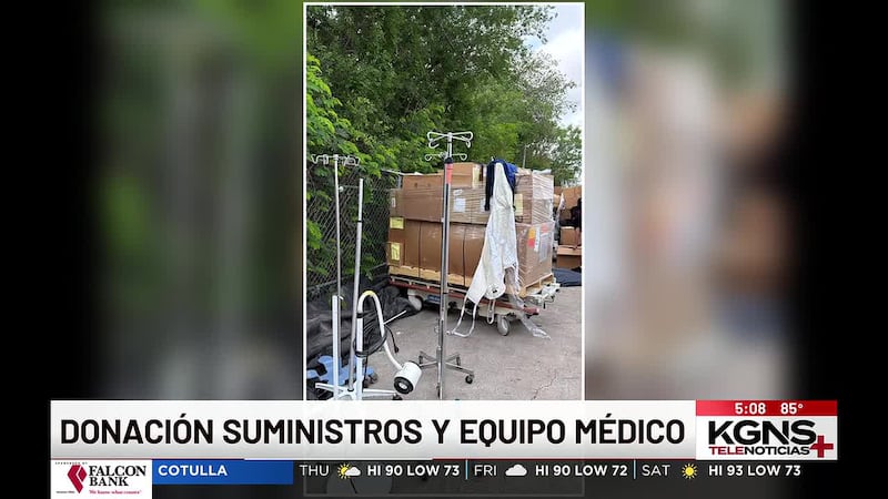 Donan suministros y equipos médicos a organizaciones de Laredo