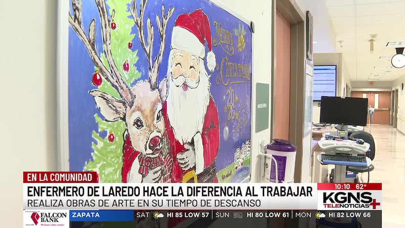 Enfermero de Laredo realiza obras de arte en su tiempo de descanso