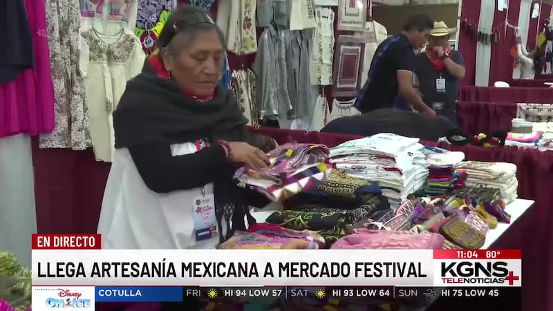Llega artesanía mexicana a Laredo en el “Mercado Festival”