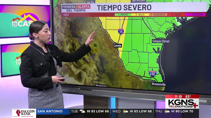 Martes con probabilidad de lluvia en Laredo