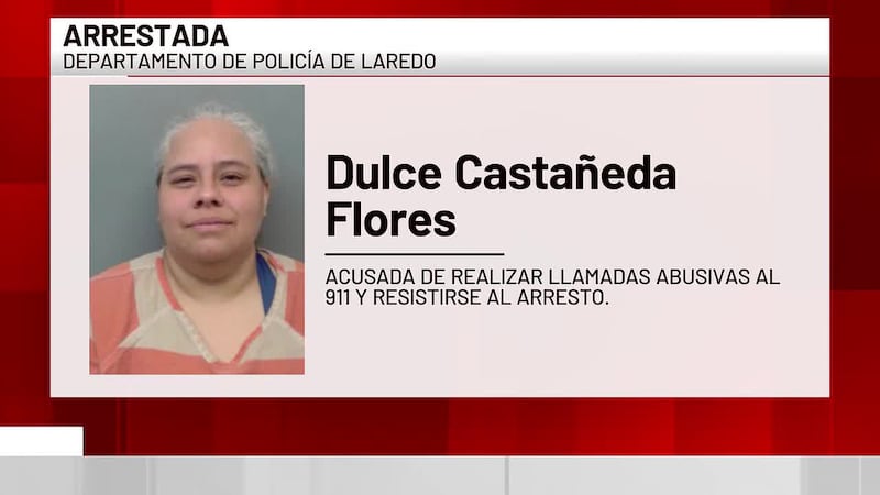 Mujer de Laredo arrestada por presunto uso indebido de 911