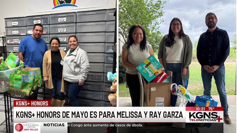 KGNS+ Honors reconoce a pareja de Laredo por su servicio a niños y adultos mayores