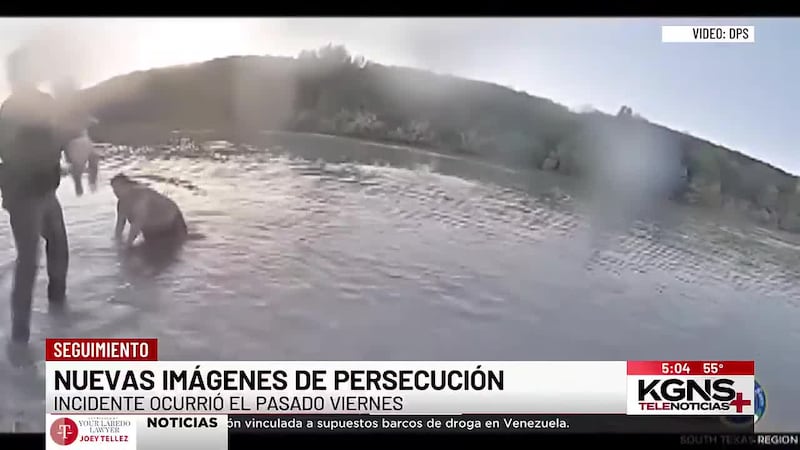 Comparten nuevas imágenes de persecución a orillas del Río Bravo