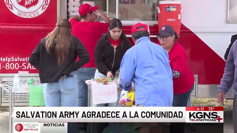 Salvation Army agradece a la comunidad de Laredo con evento de Acción de Gracias