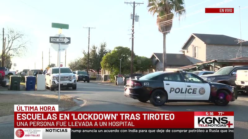 Reportan tiroteo en el área central de Laredo