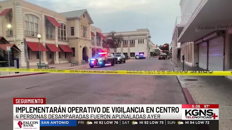 Implementarán operativo de vigilancia tras apuñalamiento múltiple en el centro de Laredo