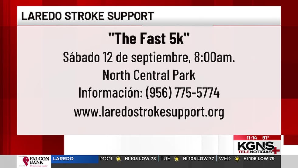 Laredo Stroke Support invita a carrera “The Fast 5K”
