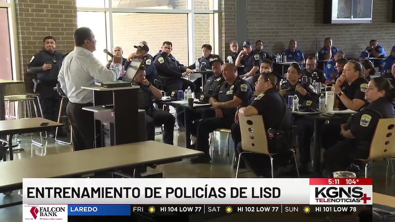 Policías y guardias de LISD se preparan para el nuevo ciclo escolar