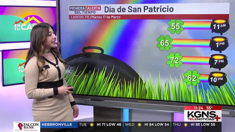 Día de San Patricio fresco en Laredo