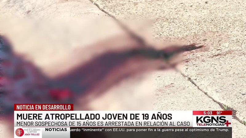 Muere atropellado joven de 19 años al norte de Laredo