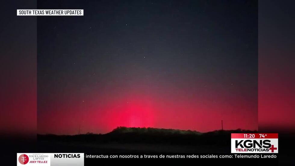 Auroras boreales en Laredo