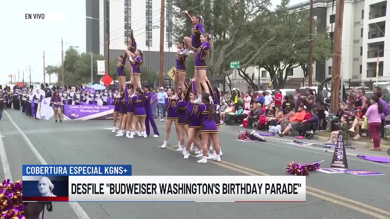 KGNS+ presenta “Budweiser Washington’s Birthday Parade”