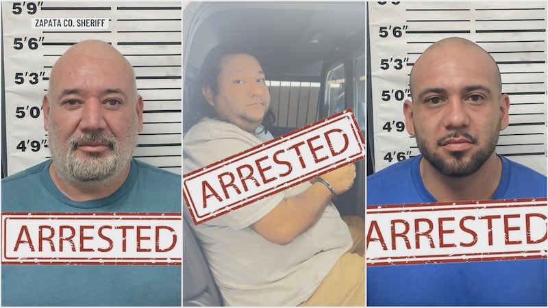 Tip leads to three arrests in Zapata County