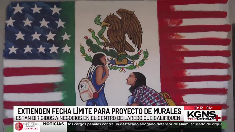 Extienden fecha límite para proyecto de murales en el centro de Laredo