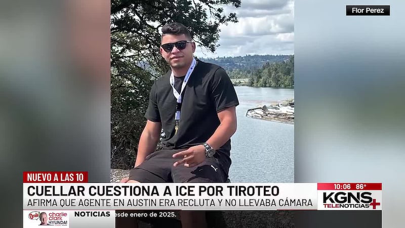 Agente del ICE en tiroteo de Austin era recluta y no tenía cámara corporal, dice Cuéllar