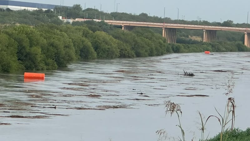 Rising Rio Grande carries first buoys into Laredo area, agencies monitoring conditions