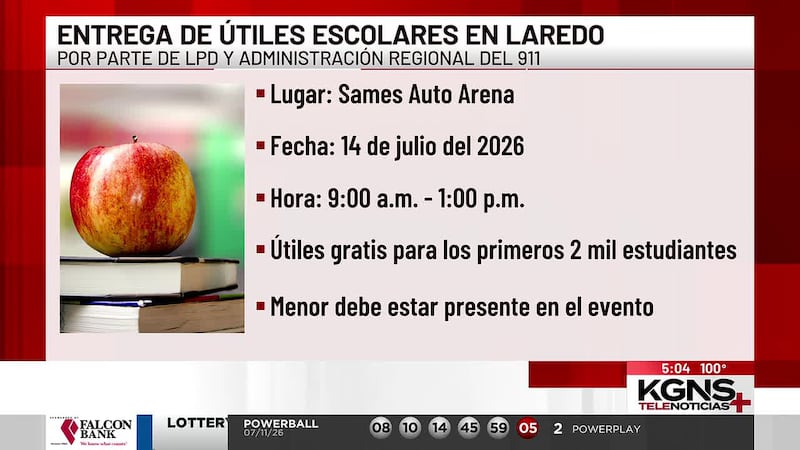 Entregarán útiles escolares gratis en Laredo ante regreso a clases