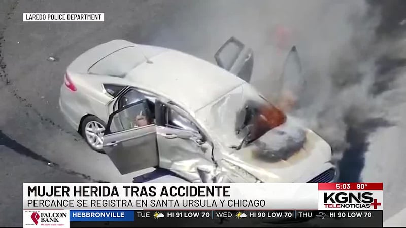 Mujer en condición crítica tras aparatoso accidente en Santa Úrsula Ave