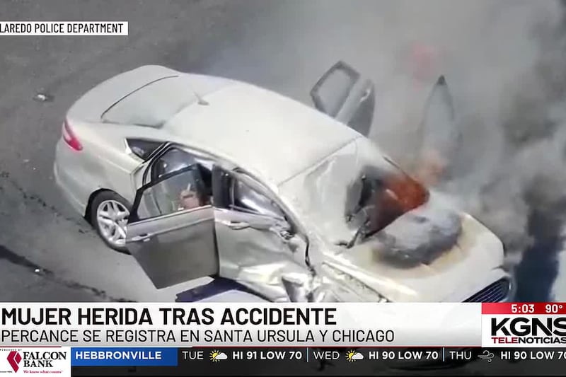 Mujer en condición crítica tras aparatoso accidente en Santa Úrsula Ave