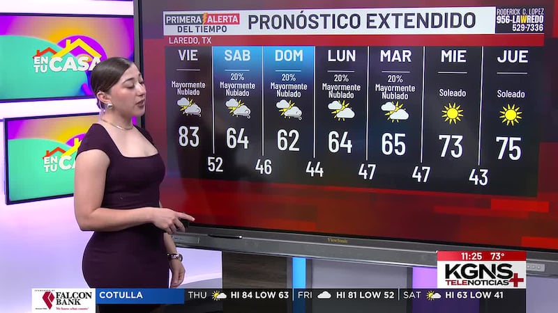 Días nublados en Laredo