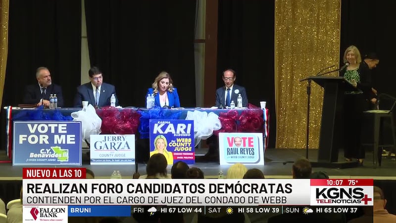 Realizan foro para candidatos a juez del Partido Demócrata del Condado de Webb