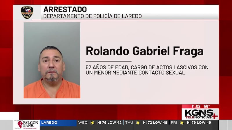 Hombre arrestado por presuntos actos lascivos con un menor