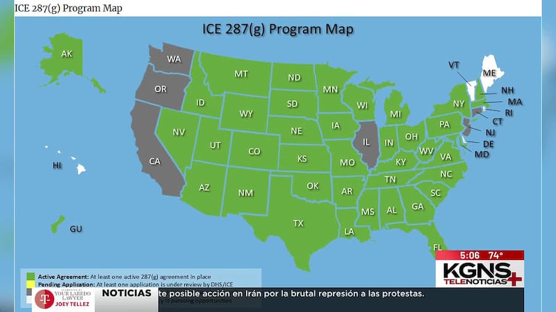 Oficina del Alguacil del Condado de Webb habla sobre su colaboración con ICE