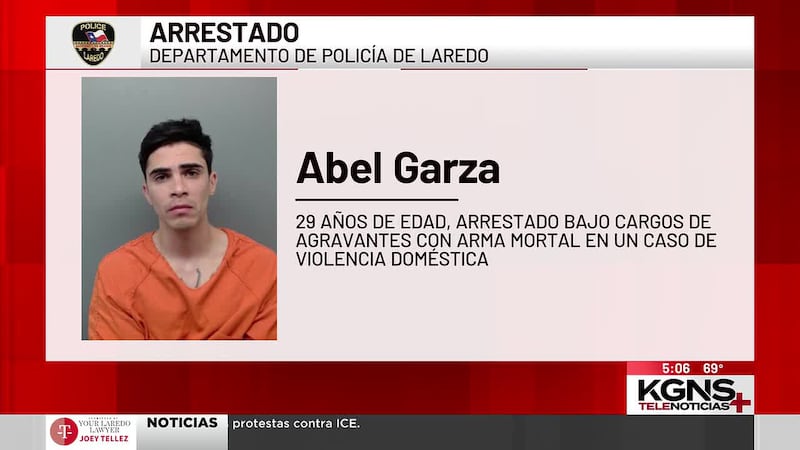 Agente de la Patrulla Fronteriza de Laredo es arrestado en caso de violencia doméstica