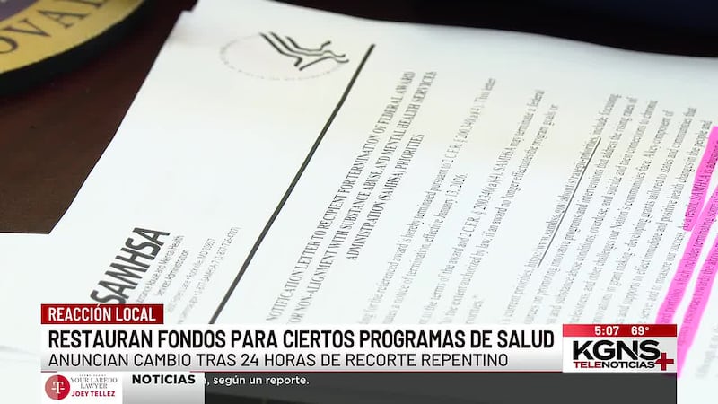 Restauran fondos para ciertos programas de salud tras recorte de 24 horas