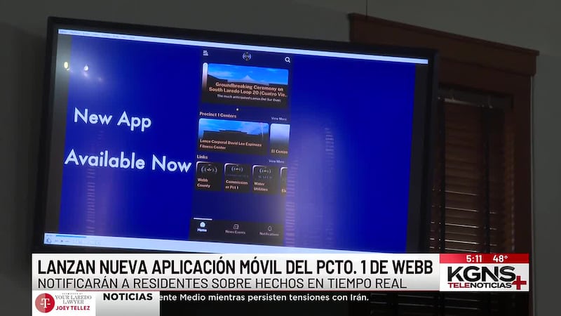 Lanzan nueva aplicación móvil del Precinto 1 del condado de Webb