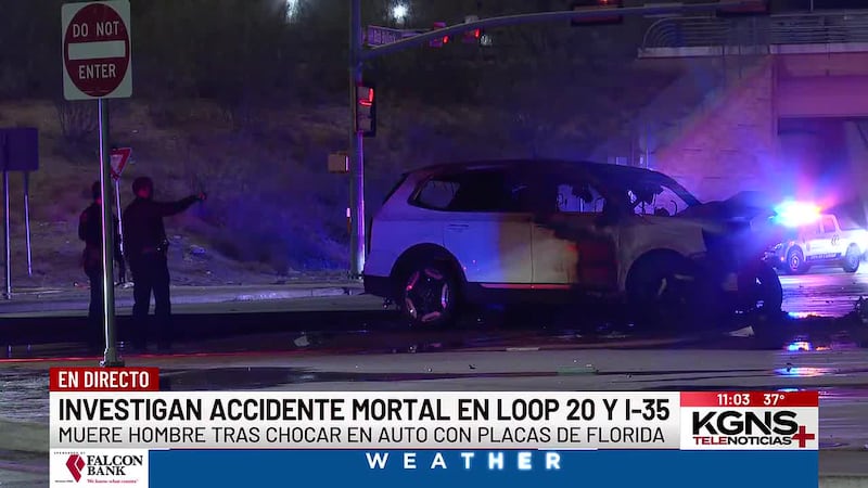 Investigan accidente mortal en Loop 20 y I-35