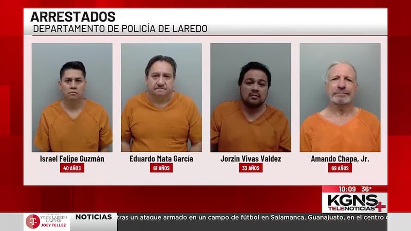 Siete arrestados tras cateo a maquinitas en Laredo