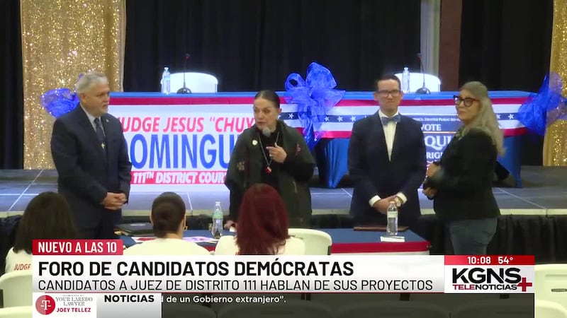 Foro de candidatos demócratas para Juez de la Corte 111 del Condado de Webb