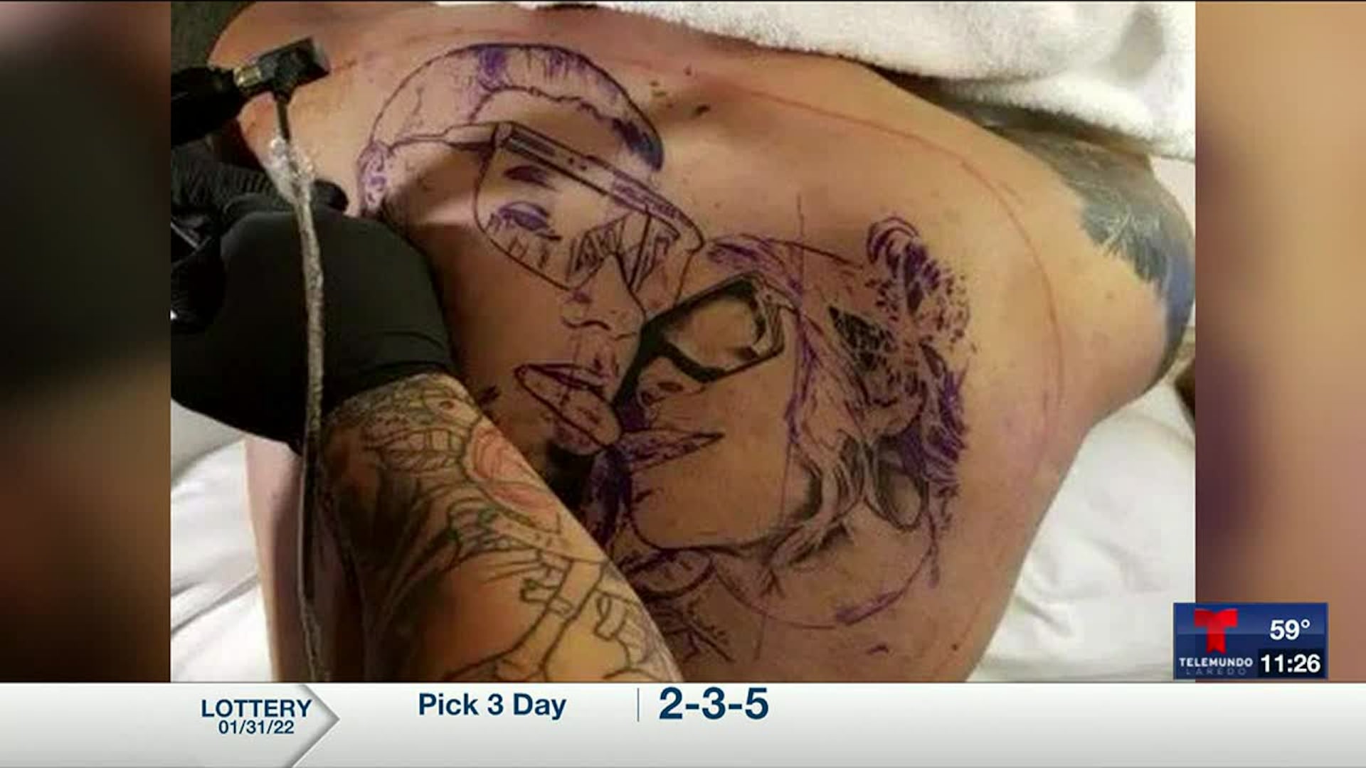 Anuel Removes Karol G's Tattoo